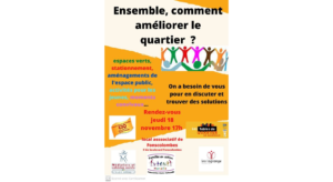 Lire la suite à propos de l’article Affiche améliorer le quartier
