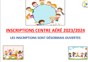 Lire la suite à propos de l’article Inscriptions centre aéré 2023-2024