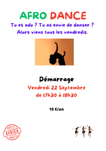 Lire la suite à propos de l’article Afro Dance